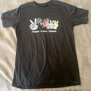 Women’s Medium Charcoal Bunny Graphic T